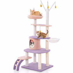 Caractéristiques : Grand condo offre un espace privé pour que les chats puissent dormir Hamac confortable et panier permetten ...