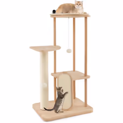 À propos de cet article 【Aire de Jeux Polyvalente】Le perchoir rembourré permet à vos chatons d’observer le monde extérieur et ...