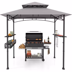 À propos de cet article 【Grande zone d'ombrage】Le gazebo pour barbecue extérieur mesure 242 x 153 x 250 cm, offrant une grand ...