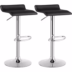 【Confort d'Assise】Le tabouret de bar dispose d'un siège rembourré large avec un repose-pieds pour un confort d'assise. Vous p ...