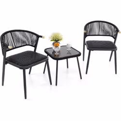 À propos de cet article 【Mousse confortable à séchage rapide】Profitez d'un confort inégalé avec les 2 chaises de patio, dotée ...
