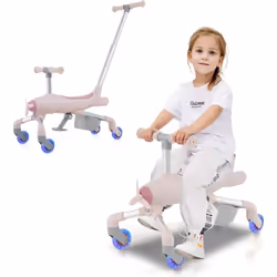 À propos de cet article 【Conception Convertible 2 en 1】Avec une poignée amovible, ce tricycle bébé évolutif passe sans effort ...