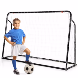 À propos de cet article 【Ensemble de but de football 2 en 1】Equipé d'un but et d'un filet de rebond de football, cet ensemble ...