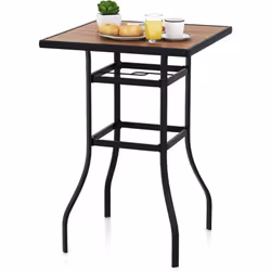 À propos de cet article 【Plateau de table élégant avec grain de bois】Améliorez votre expérience de repas en plein air avec un ...