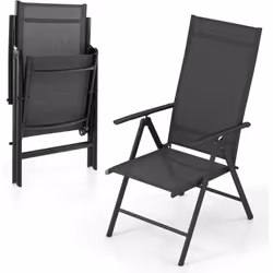 À propos de cet article 【Dossier Haut Réglable】Cette chaise de terrasse est dotée d'un dossier réglable à 7 niveaux, qui offr ...
