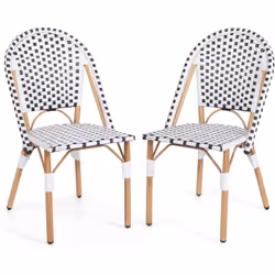 À propos de cet article 【Rotin Artisanal Tressé à la Main】Découvrez le charme des bistros français dans votre jardin avec ces ...