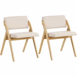 À propos de cet article 【Confort Optimal】L'ensemble de chaises de salle à manger offre des dossiers et des sièges épais rembo ...