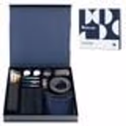 Outil de Golf 24 Accessoires pour Homme COSTWAY-3 Balles12 Tees de Golf-Outil de Divot-ServietteCeintureChapeauMarqueurSac
