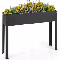 À propos de cet article 【Espace de plantation spacieux】Le bac à jardin surélevé mesure 102 x 26,5 x 80 cm et l'intérieur mesu ...
