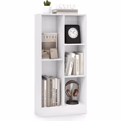 À propos de cet article 【5 Compartiments Ouverts】Cette bibliothèque comprend 5 cases ouvertes (2 grands et 3 petits cubes), a ...