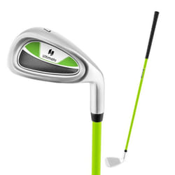 Club de Golf N° 7 pour Enfants 8-10 Ans COSTWAY-Manche en Fibre de Verre et Couvre-club-Main Droite-Poignée en Caoutchouc-76 cm