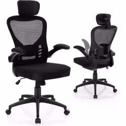 À propos de cet article 【Appuie-tête et Soutien Lombaire Réglables】Cette chaise de bureau en maille est dotée d'un appui-tête ...