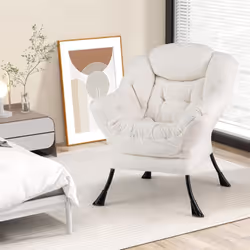 À propos de cet article 【Fauteuil Salon Ergonomique】Le fauteuil salon avec dossier confortable est doté d’un coussin de tête  ...