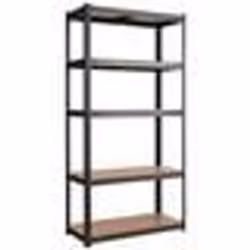 Meuble de Rangement Multi-Usage à 5 Niveaux COSTWAY Charge 130KG par Niveau Étagère de Garage pour Atelier Cuisine Entrepôt N ...