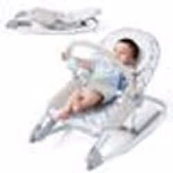 Transat Bébé 2 en 1 COSTWAY-Dossier 3 Positions-Siège Fixe/Bascule en Tissu Amovible Lavable-Arche à Jouets-0 à 6 Mois 9kg-Gr ...