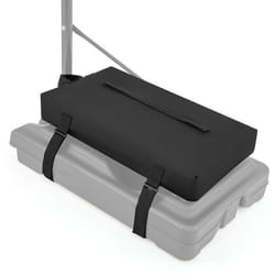 Sac de Sable Lesté pour Panier de Basket COSTWAY-Tissu Oxford Imperméable-136 kg-3 Sangles à Boucle Réglables-Fermeture Eclair 48cm