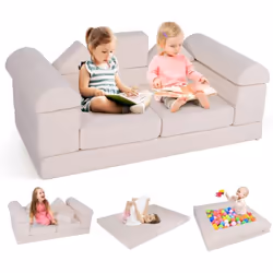 Caractéristiques : Plusieurs configurations pour un plaisir illimité des enfants Peut être converti en canapé pour enfants, c ...