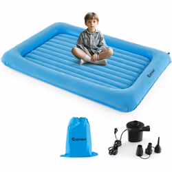 À propos de cet article 【Matériau Adapté aux Enfant】Fabriqué en PVC résistant aux perforations et portable, ce lit de voyage ...
