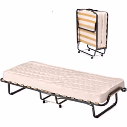 À propos de cet article 【Matelas haut de gamme】Matelas de 10 cm d'épaisseur en Mousse à mémoire de forme matelassée de 16 mm  ...