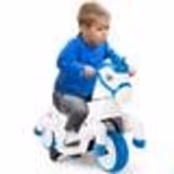 COSTWAY 12V Moto Électrique Enfant Licorne avec Musique Roues dEntraînement & Mode Équitation 3 km/h 30kg 3 Ans+ Bleu