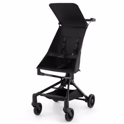 COSTWAY Poussette Portable Ultra-légère de 58 kg pour les Voyages avec Canopy Ajustable Panier Inférieur & Roues en EVA