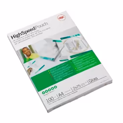 GBC Pochettes de plastification Highspeed 2x75mic (100)