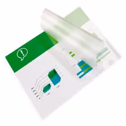 GBC Pochettes brilliantes pour document A4 2x175mic (100) - Vue supplémentaire 9