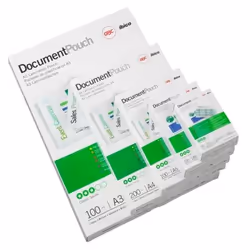 GBC Pochettes format carte 65x95 mm 2x125mic brillantes (100) - Vue supplémentaire 4