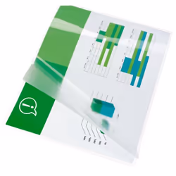 GBC Pochettes brilliantes pour document A6 2x125mic (100)