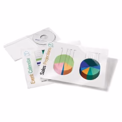 GBC Pochettes brilliantes pour document A6 2x75mic (100)