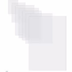 GBC Pochettes brilliantes pour document A2 2x125mic (100), Transparent, Brillant, A2, 459 mm, 625 mm, 30 mm