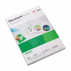 GBC Pochettes brilliantes pour document A3 2x75mic (25), Transparent, A3, 303 mm, 0,15 mm, 426 mm, 25 pièce(s)