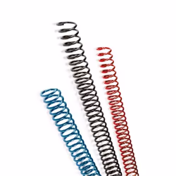 GBC Peignes ColourCoil pas 4:1 noir 6mm (100)