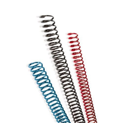GBC Peignes ColourCoil pas 4:1 noir 6mm (100)