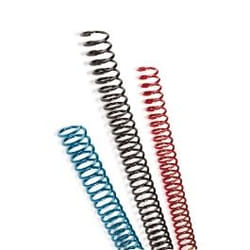 GBC Peignes ColourCoil pas 4:1 blanc 12mm (100)