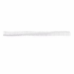 GBC Peignes ColourCoil pas 4:1 blanc 12mm (100)