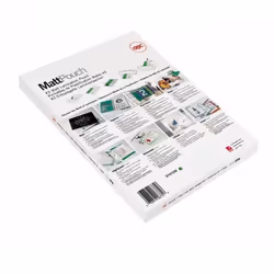 GBC Pochettes de plastification mates A4 2x75 microns (100), Blanc, Mat, A4, 0,15 mm, Chine, 216 mm