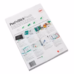 GBC Pochettes Peel`n Stick A4 2x125mic brillant (100)