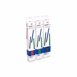 GBC Peignes de reliure CombBind blanc 6 mm (25), Reliure par anneaux, Blanc, 25 feuilles, Chlorure de polyvinyle, A4, 6 mm