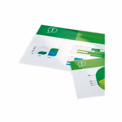 GBC Pochettes brilliantes pour document A3 2x175mic (100)