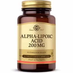 Solgar Alpha Lipoic Acid 200 mg, Gélule, Bouteille