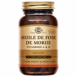 Solgar Huile de Foie de Morue 250 Capsules