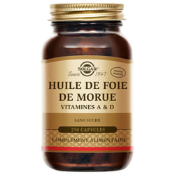 Solgar Huile de Foie de Morue 250 Capsules
