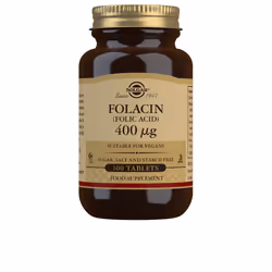Folacin Ácido Fólico 400 µg 100 comprimidos