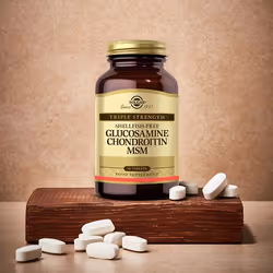 Solgar Glucosamine Chondroitin MSM agent chondoprotecteur 60 pièce(s) Usage interne Comprimé