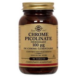 Solgar Chrome Picolinate 100 µg 90 Comprimés