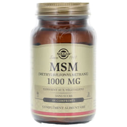 Solgar MSM 1000 mg 60 Comprimés