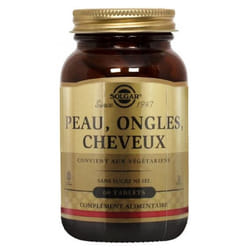 Solgar Peau Ongles Cheveux 60 Comprimés
