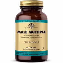 Solgar Male Multiple, Comprimé, Vitamine B1, Vitamine B12, Vitamine B2, Vitamine B3, Vitamine B5, Vitamine B6, Vitamine C,... ...