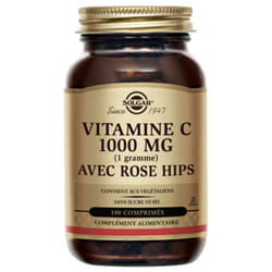 Solgar Vitamine C 1000 mg avec Rose Hips 100 Comprimés